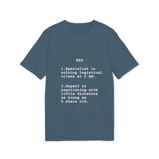 Camiseta premium "Diccionario de papá" – Edición supervivencia
