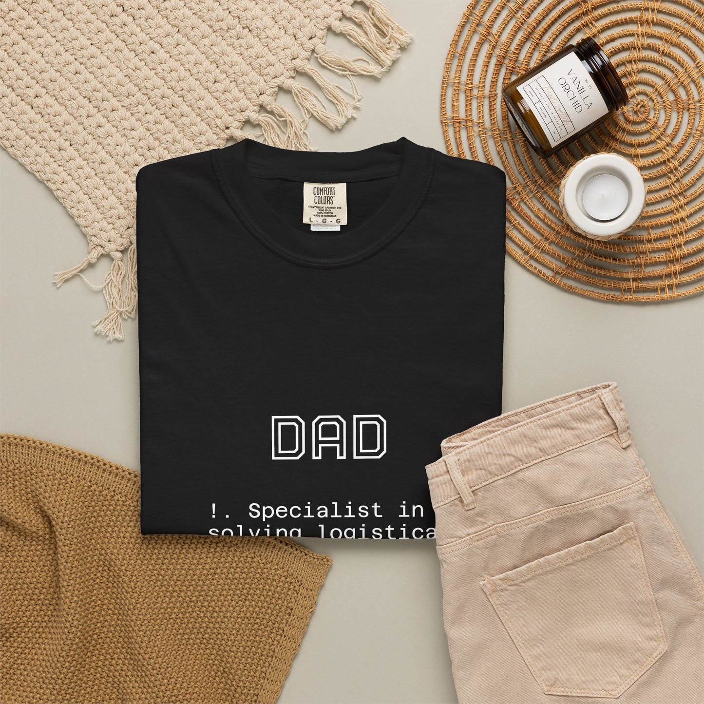 Funny 'Dad Definition' T-Shirt | 3 AM Crises Specialist | Father's Day & New Dad Gift