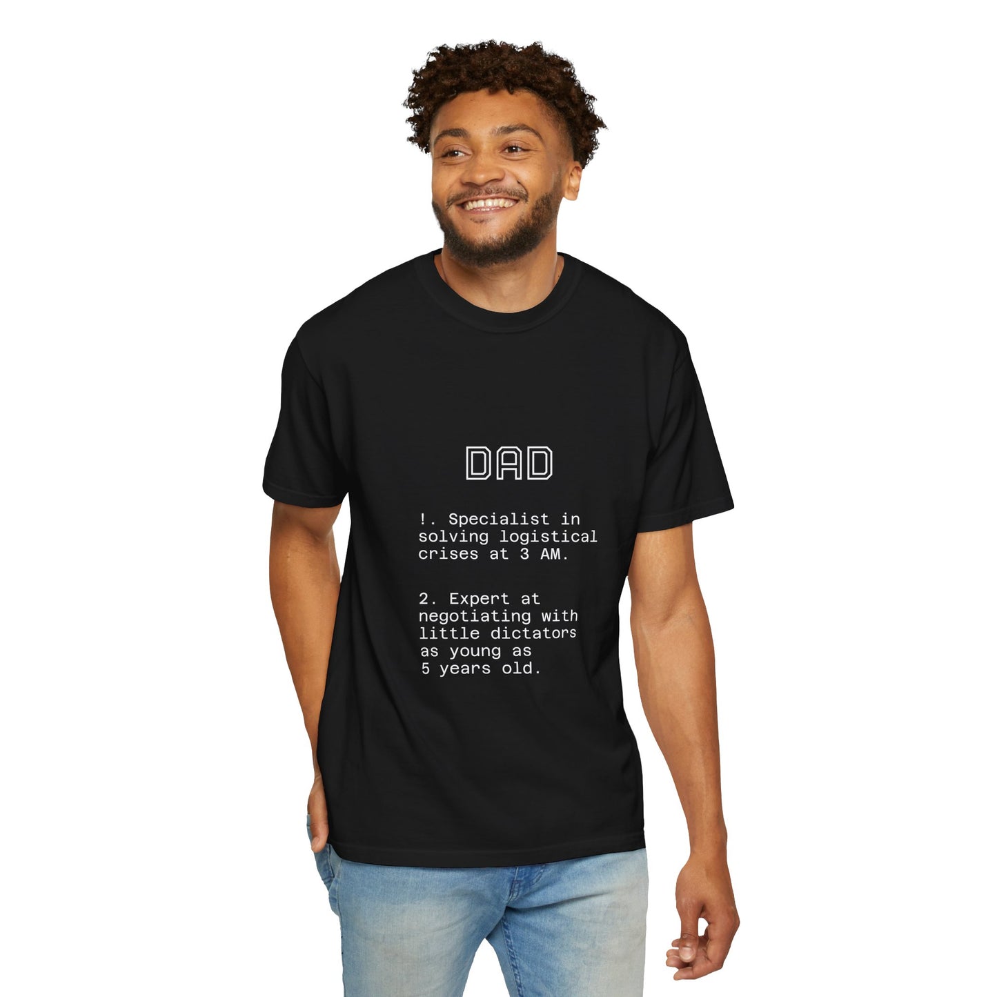 Funny 'Dad Definition' T-Shirt | 3 AM Crises Specialist | Father's Day & New Dad Gift