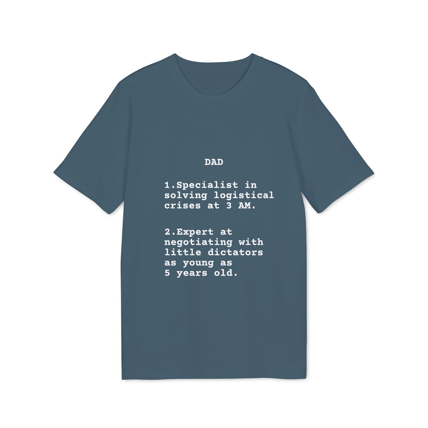 Camiseta premium "Diccionario de papá" – Edición supervivencia