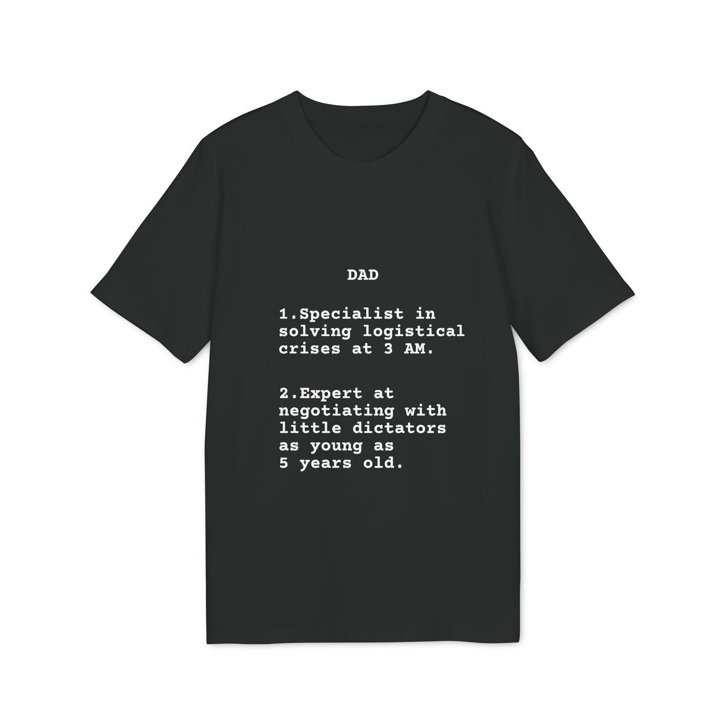 Camiseta premium "Diccionario de papá" – Edición supervivencia