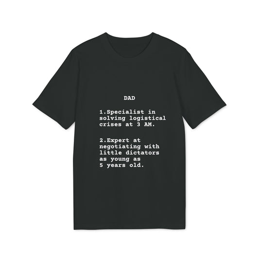 Camiseta premium "Diccionario de papá" – Edición supervivencia