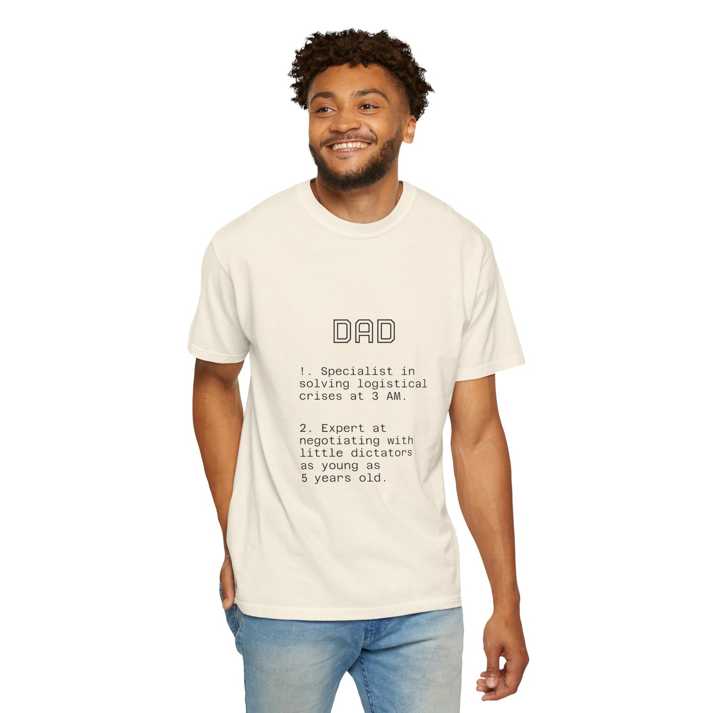 Funny 'Dad Definition' T-Shirt | 3 AM Crises Specialist | Father's Day & New Dad Gift