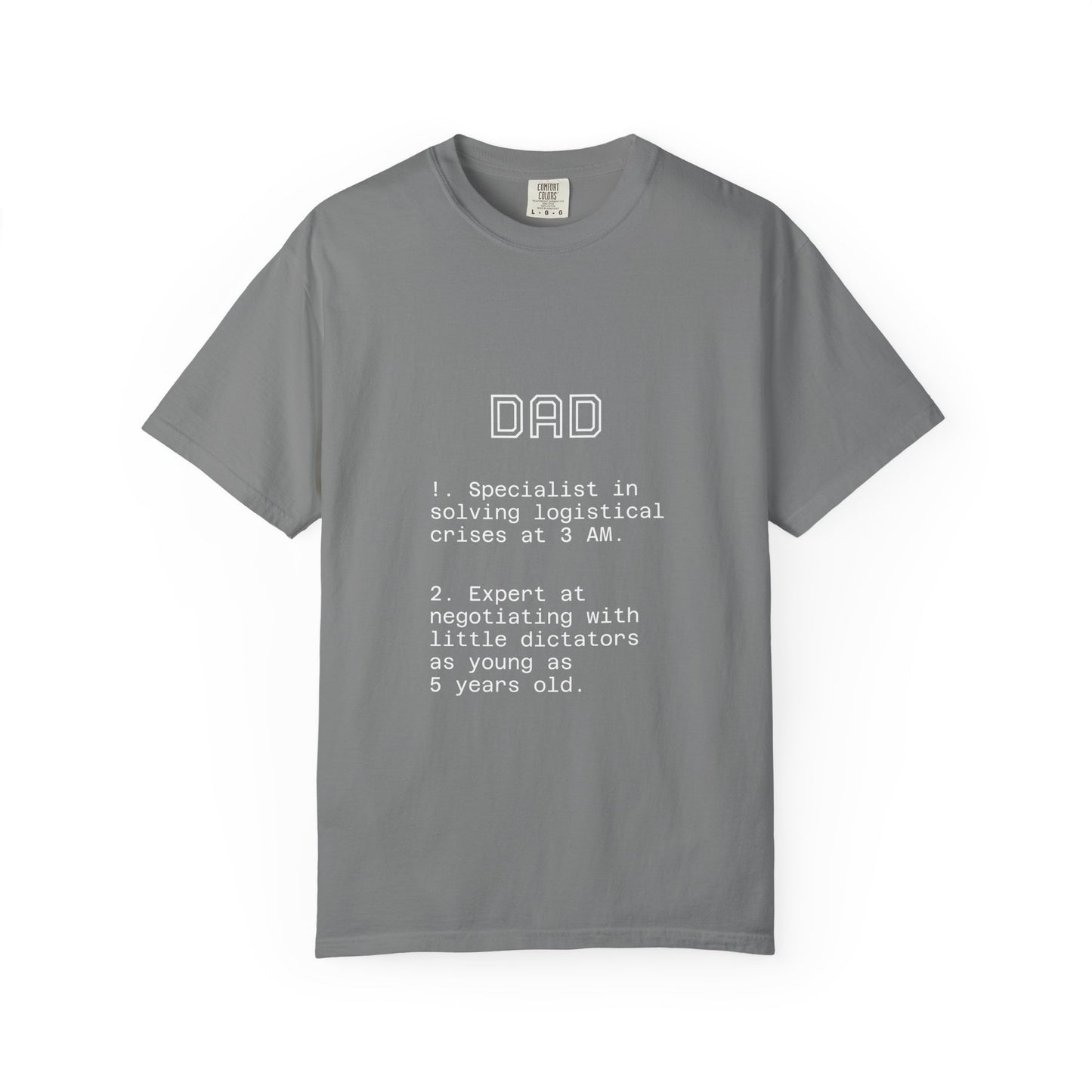 Funny 'Dad Definition' T-Shirt | 3 AM Crises Specialist | Father's Day & New Dad Gift