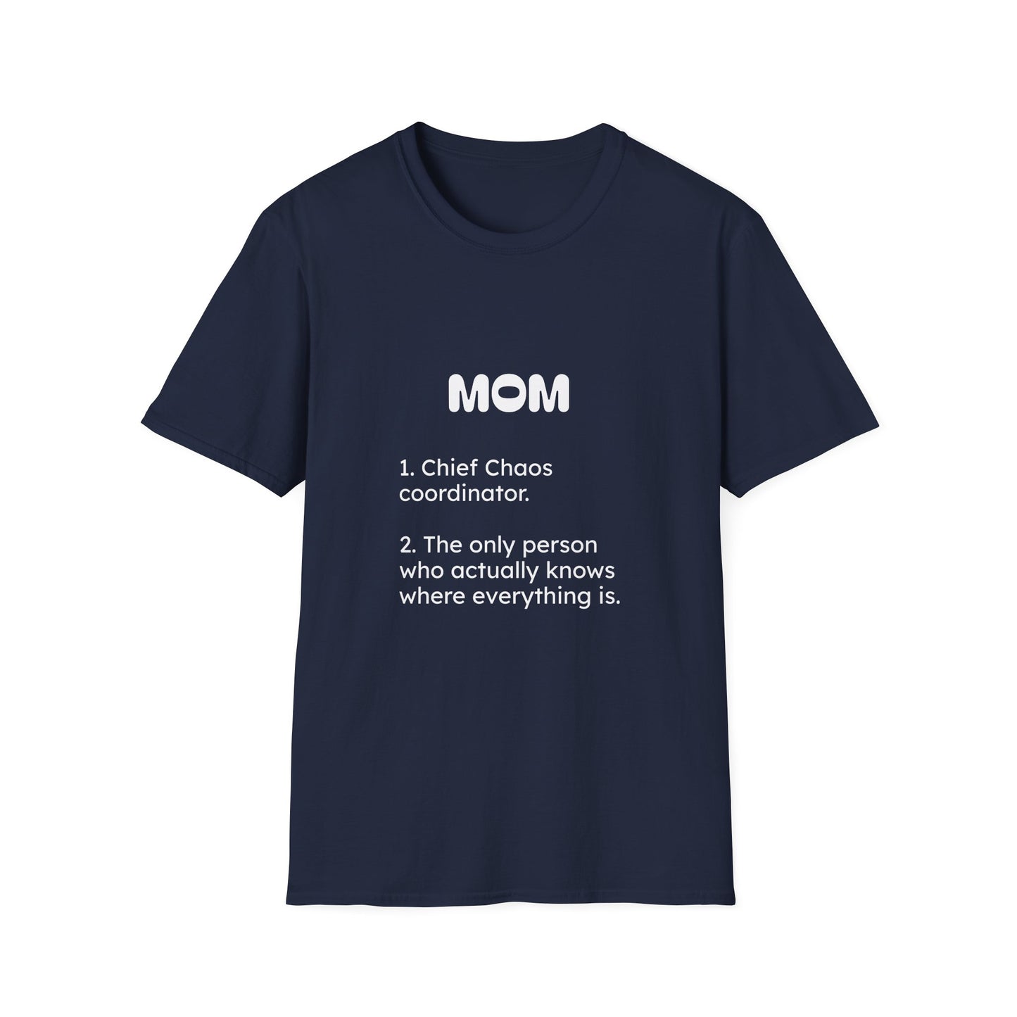 Funny 'Mom Definition' Heavyweight Tee | Chief Chaos Coordinator T-Shirt | Relatable Mother's Day & New Mom Gift