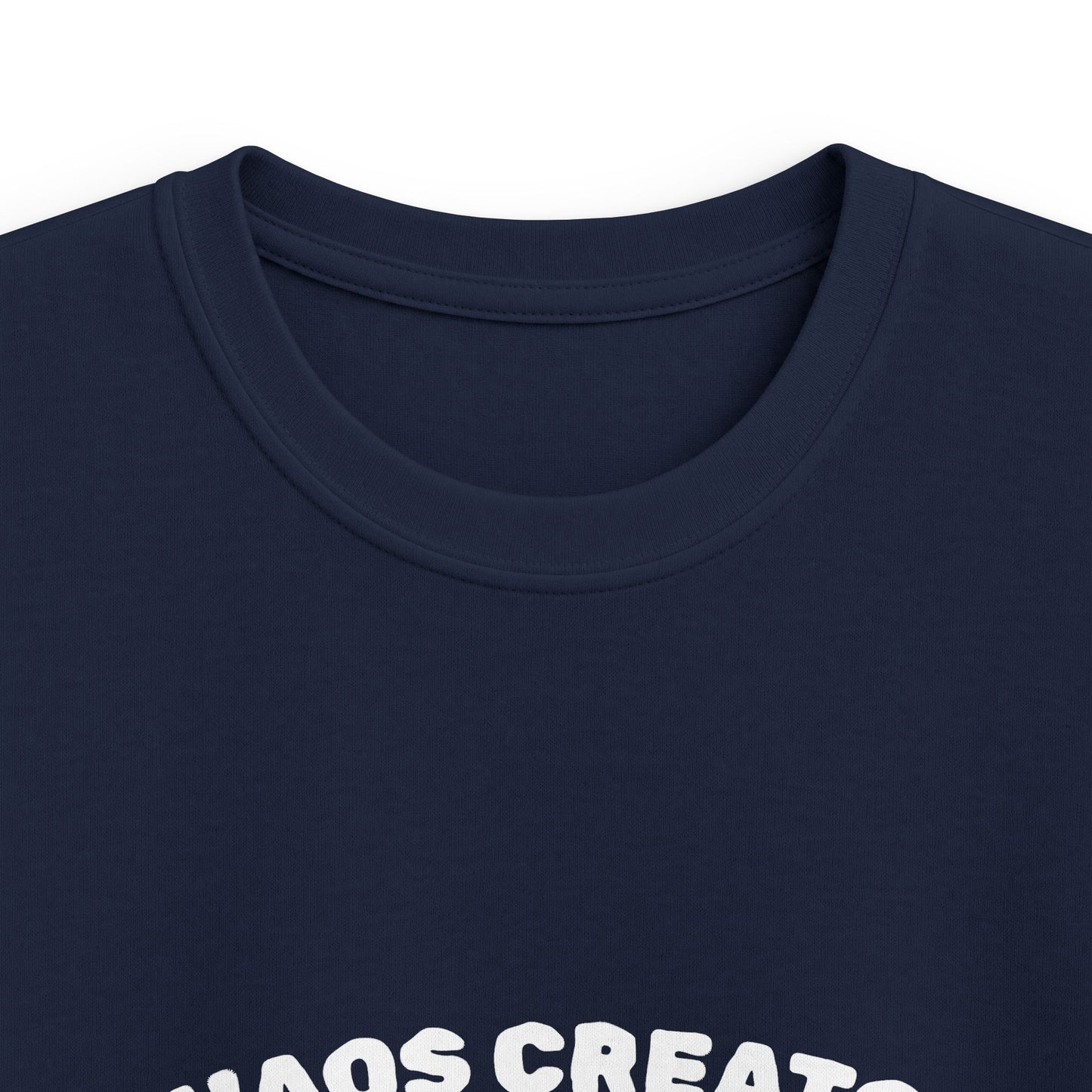 Funny 'Chaos Creator' Kids T-Shirt | See Mom for Management Issues Slogan Tee