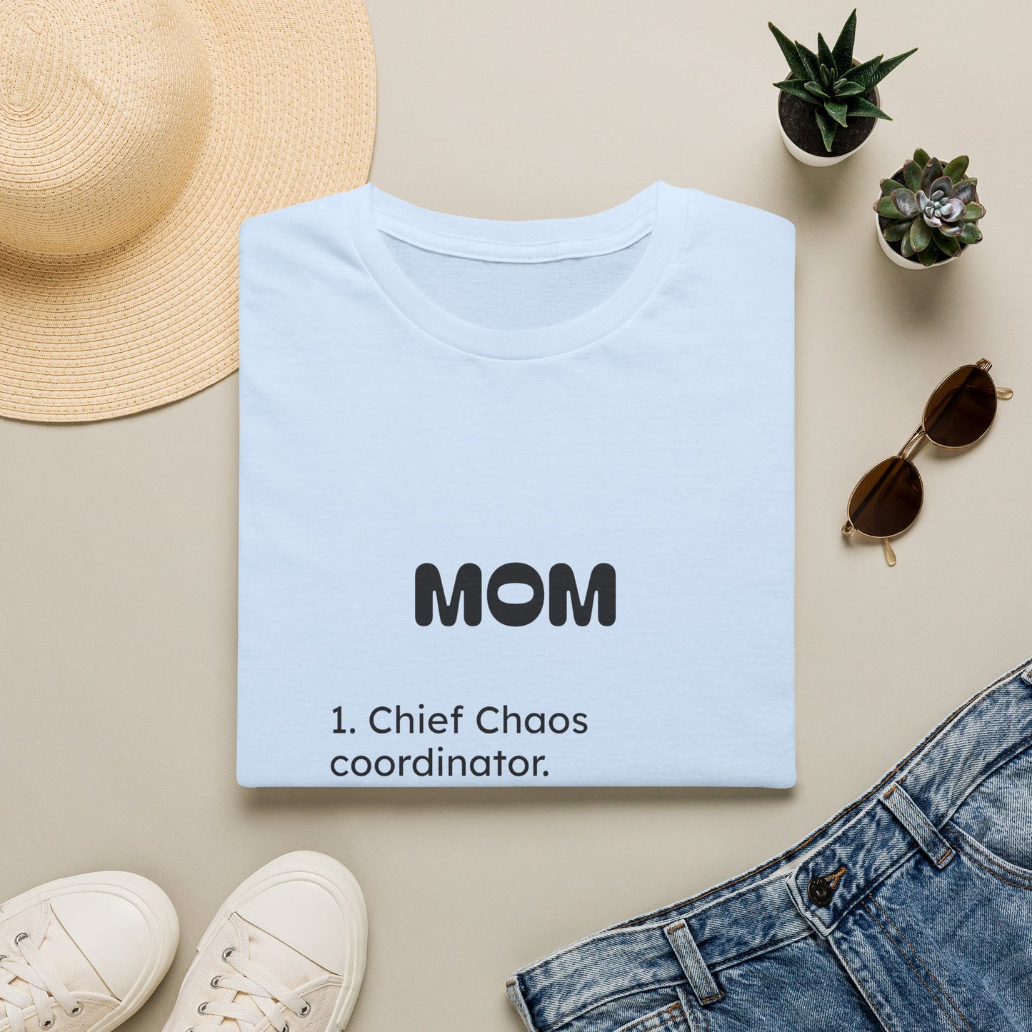 Funny 'Mom Definition' Heavyweight Tee | Chief Chaos Coordinator T-Shirt | Relatable Mother's Day & New Mom Gift