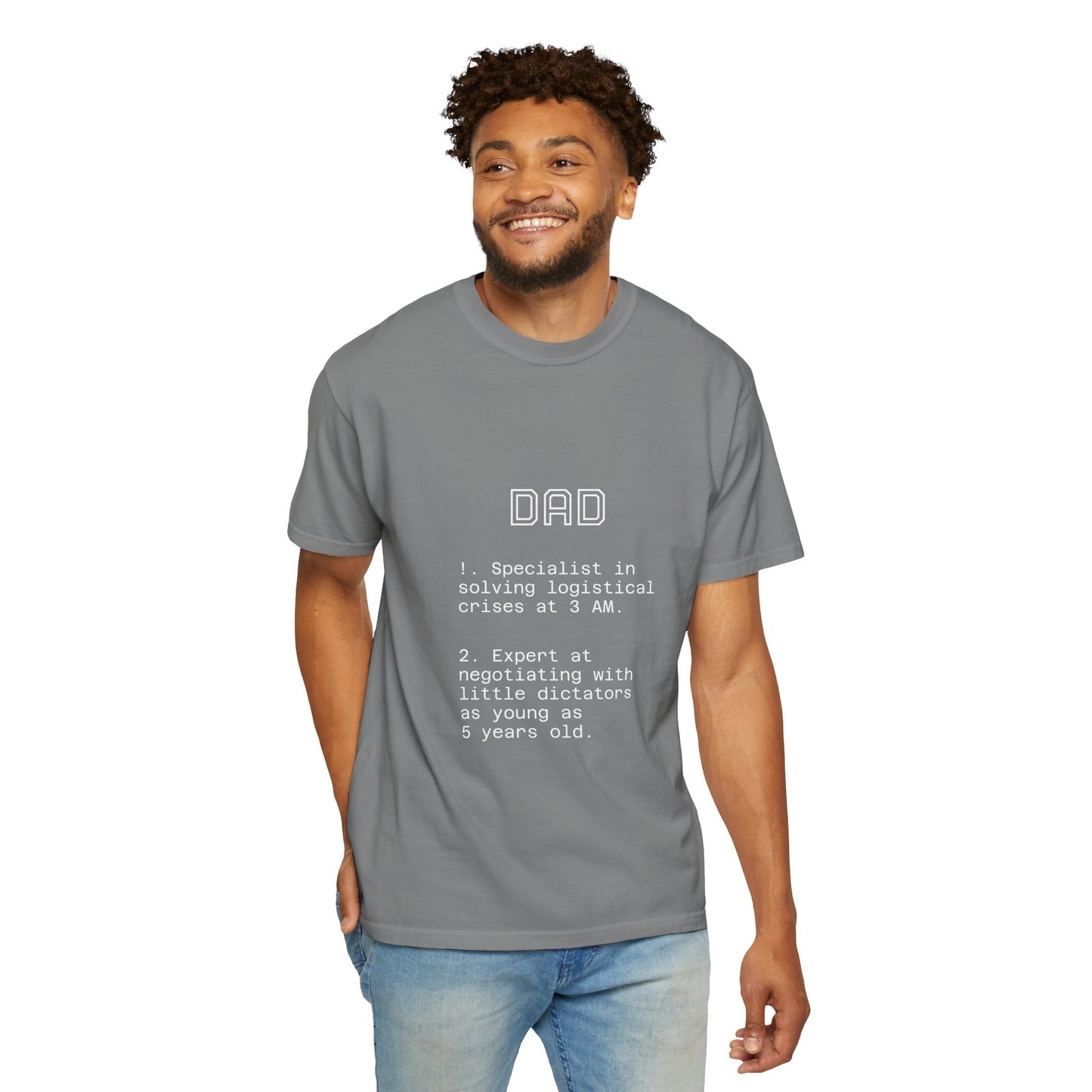 Funny 'Dad Definition' T-Shirt | 3 AM Crises Specialist | Father's Day & New Dad Gift