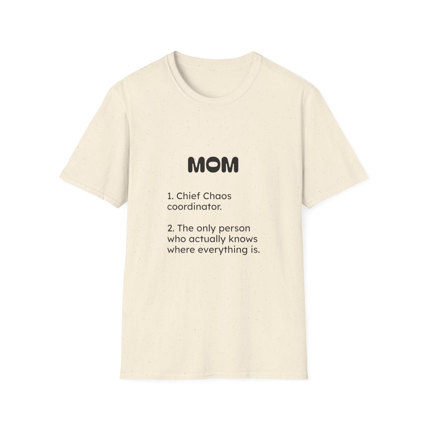 Funny 'Mom Definition' Heavyweight Tee | Chief Chaos Coordinator T-Shirt | Relatable Mother's Day & New Mom Gift