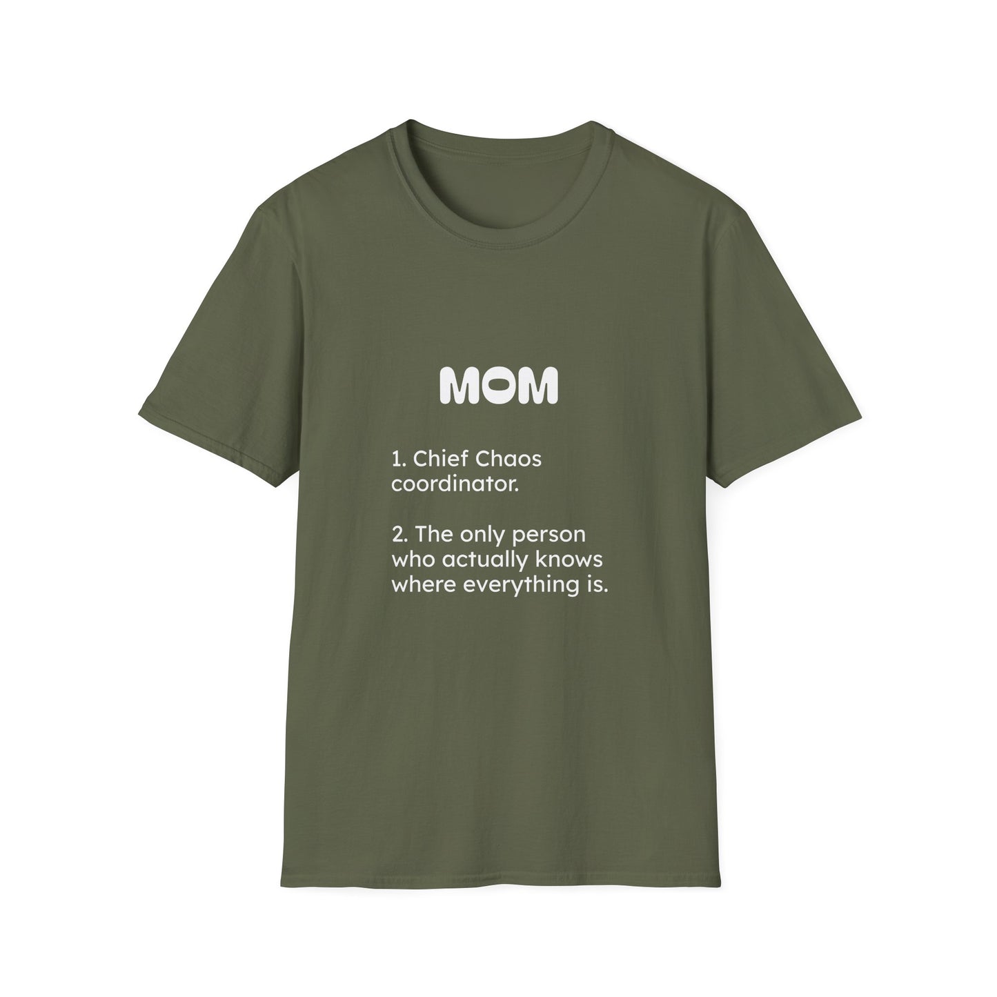 Funny 'Mom Definition' Heavyweight Tee | Chief Chaos Coordinator T-Shirt | Relatable Mother's Day & New Mom Gift
