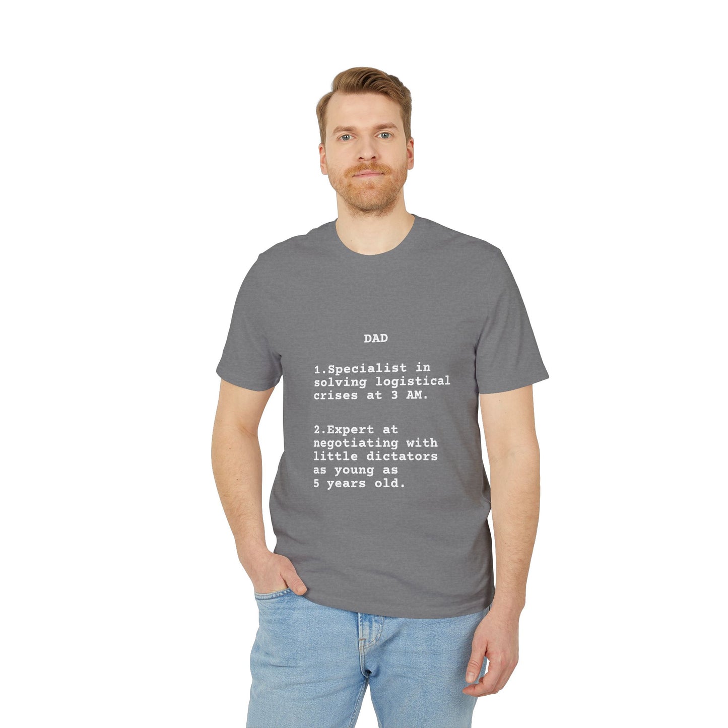 Camiseta premium "Diccionario de papá" – Edición supervivencia