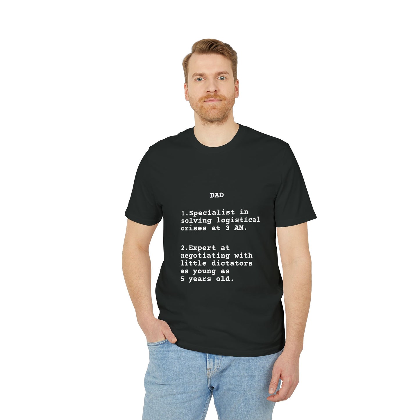 Camiseta premium "Diccionario de papá" – Edición supervivencia