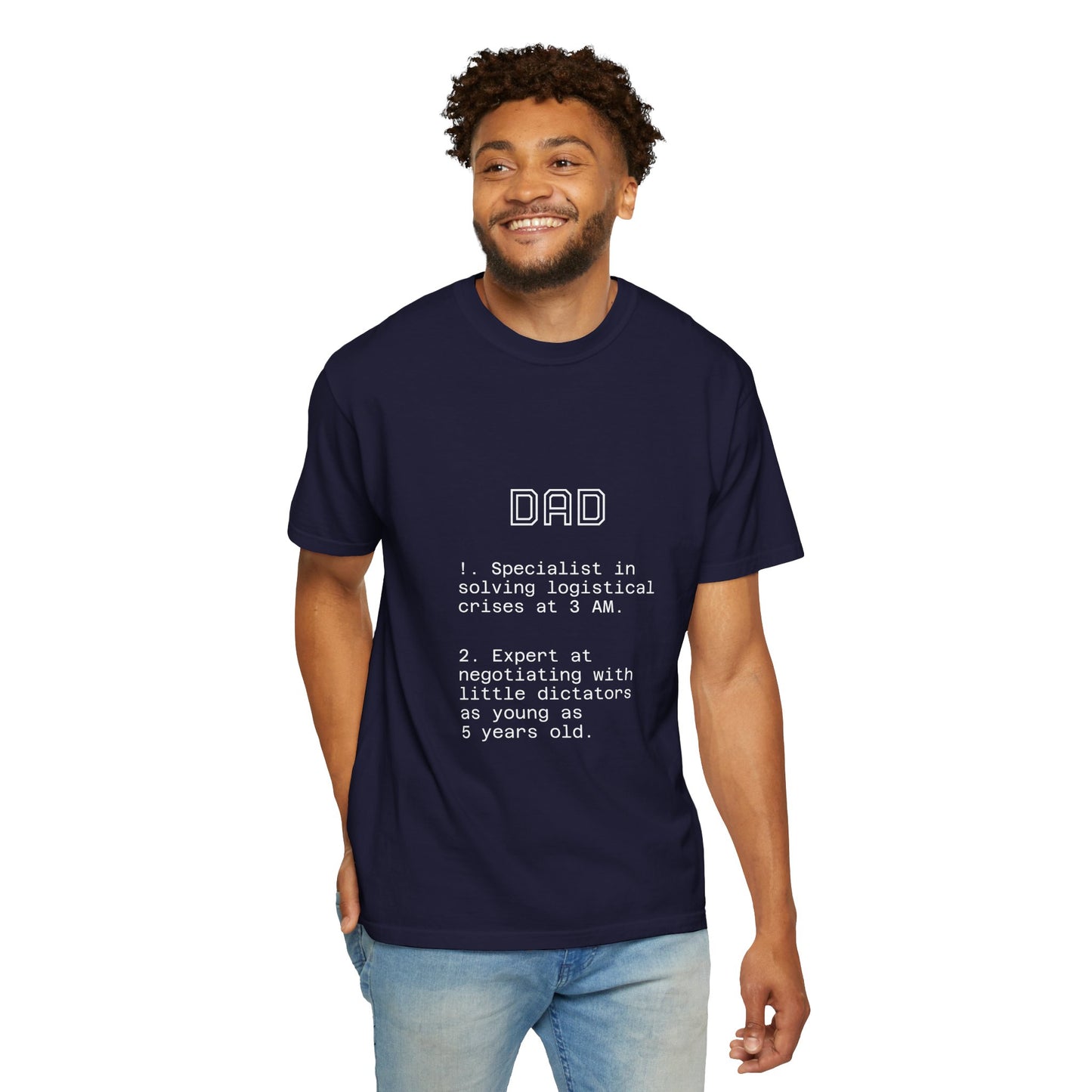Funny 'Dad Definition' T-Shirt | 3 AM Crises Specialist | Father's Day & New Dad Gift