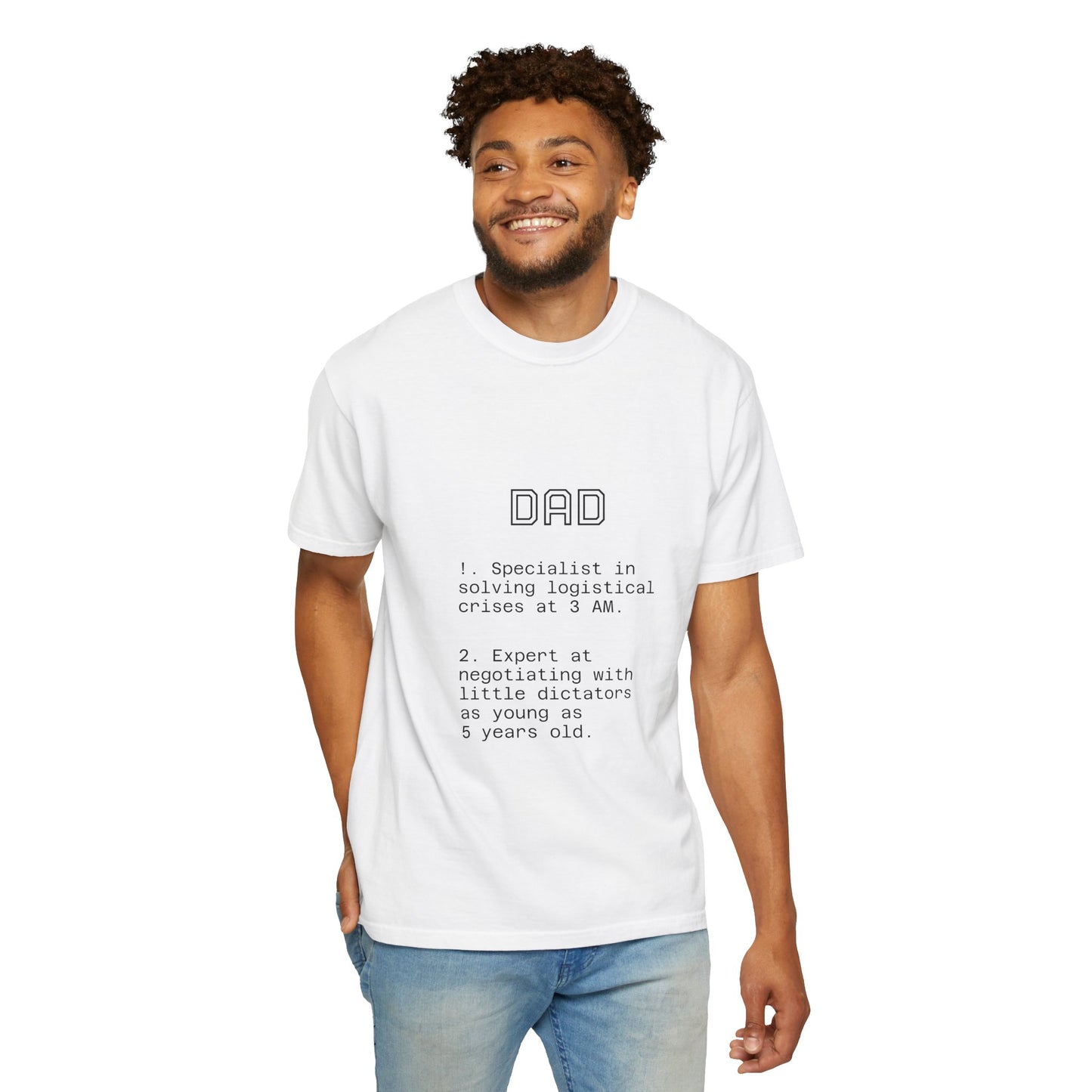 Funny 'Dad Definition' T-Shirt | 3 AM Crises Specialist | Father's Day & New Dad Gift