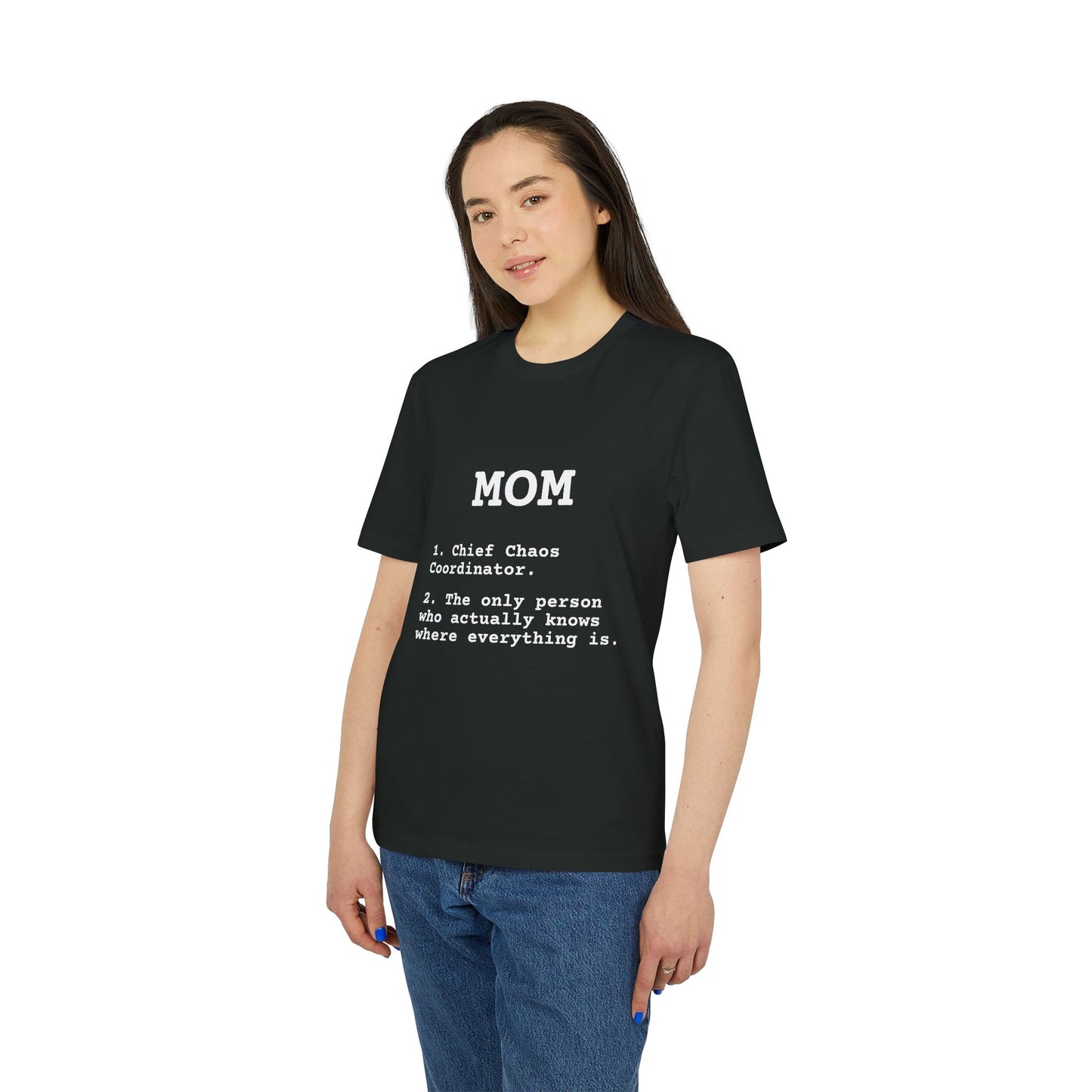 Camiseta prémium "El diccionario de mamá" – Edición de supervivencia