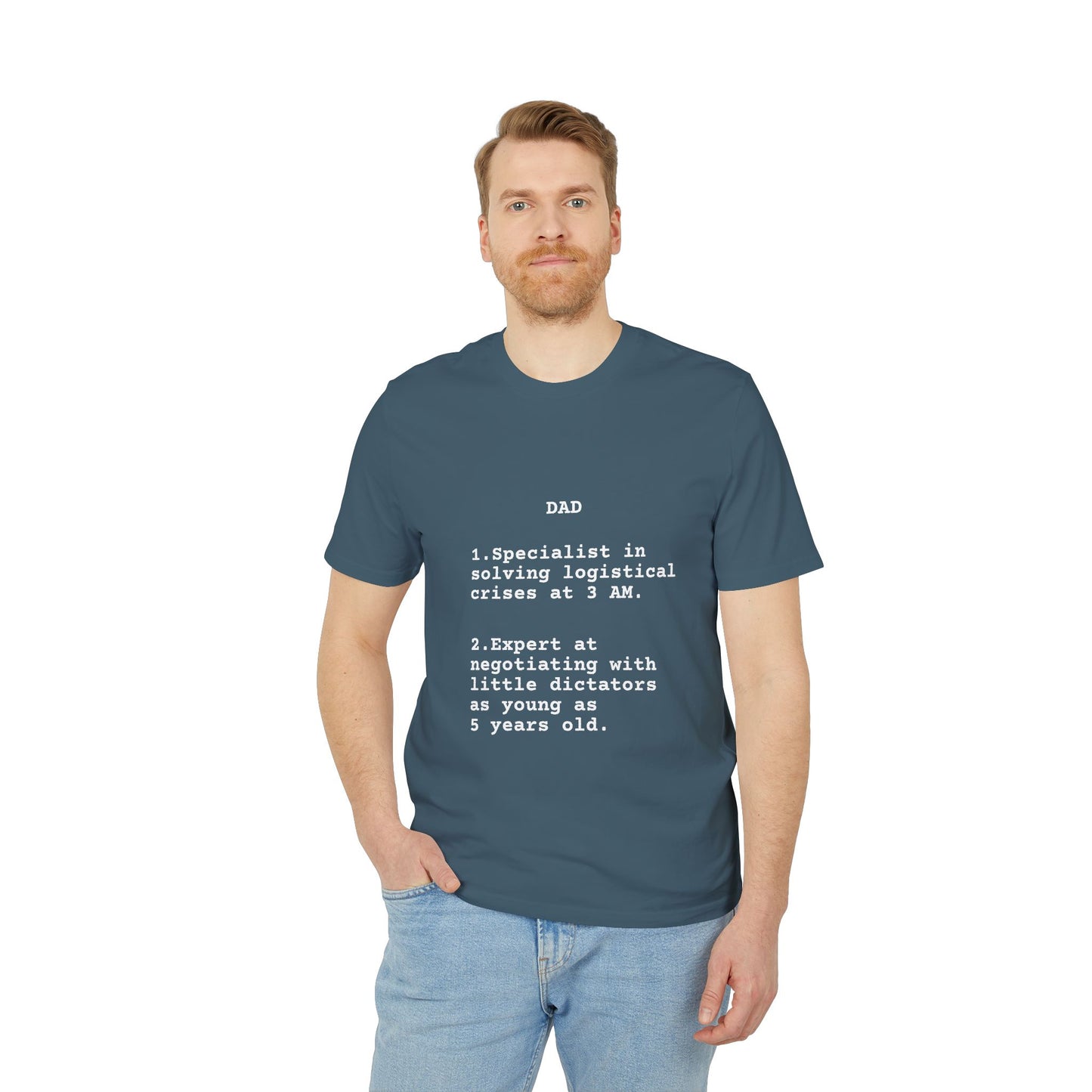 Camiseta premium "Diccionario de papá" – Edición supervivencia