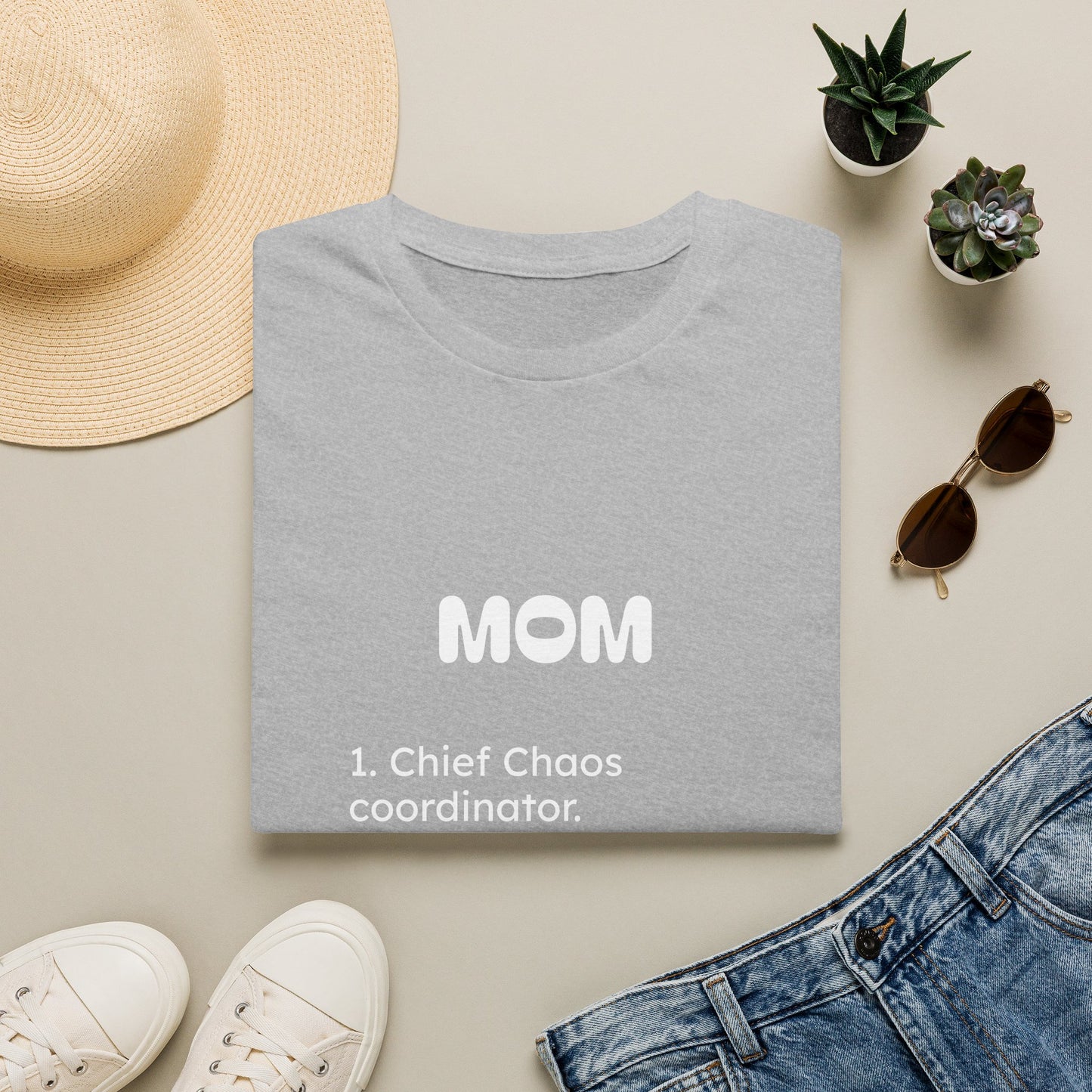 Funny 'Mom Definition' Heavyweight Tee | Chief Chaos Coordinator T-Shirt | Relatable Mother's Day & New Mom Gift