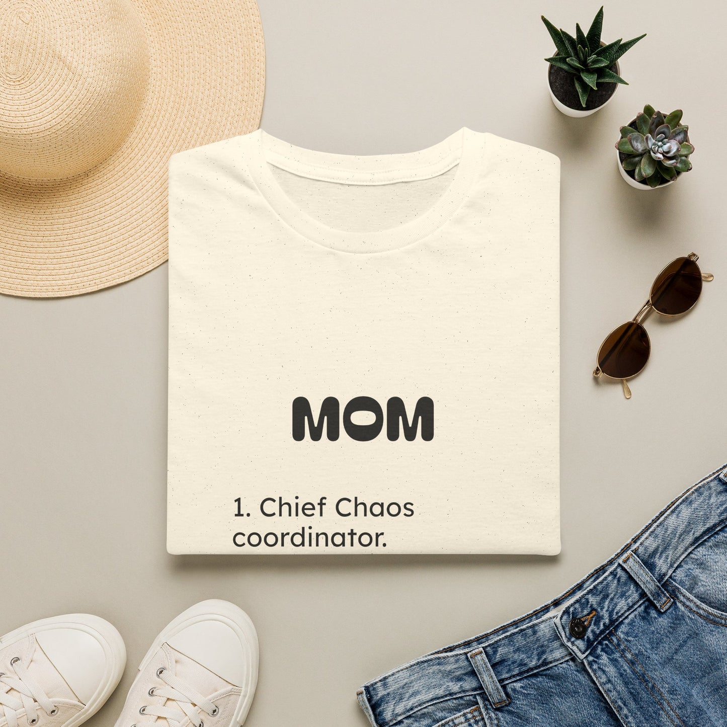 Funny 'Mom Definition' Heavyweight Tee | Chief Chaos Coordinator T-Shirt | Relatable Mother's Day & New Mom Gift