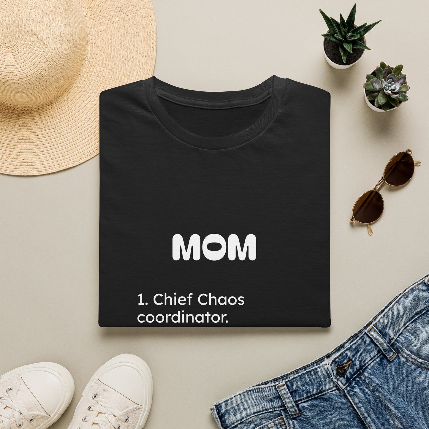 Funny 'Mom Definition' Heavyweight Tee | Chief Chaos Coordinator T-Shirt | Relatable Mother's Day & New Mom Gift