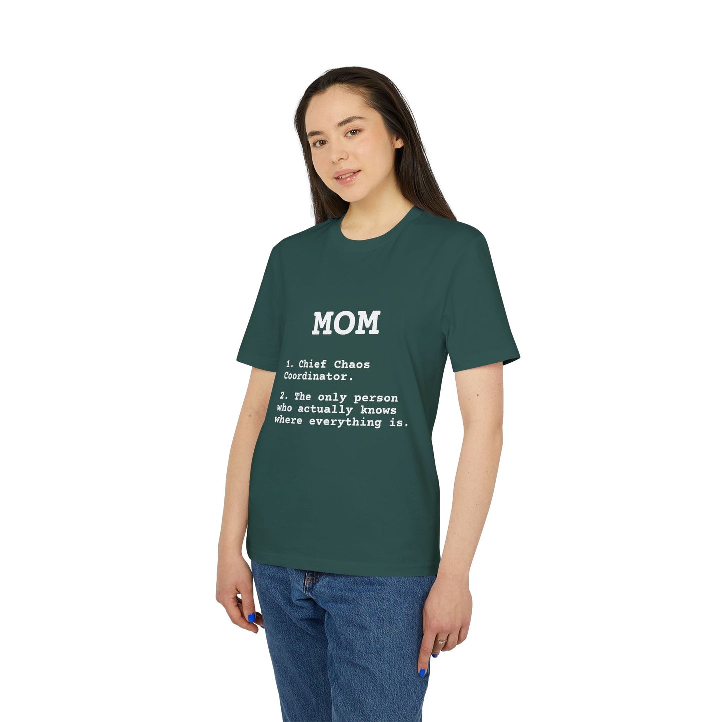 Camiseta prémium "El diccionario de mamá" – Edición de supervivencia