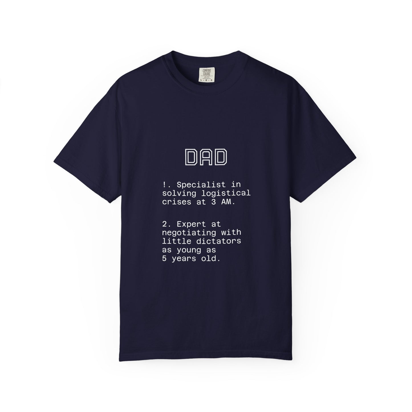 Funny 'Dad Definition' T-Shirt | 3 AM Crises Specialist | Father's Day & New Dad Gift