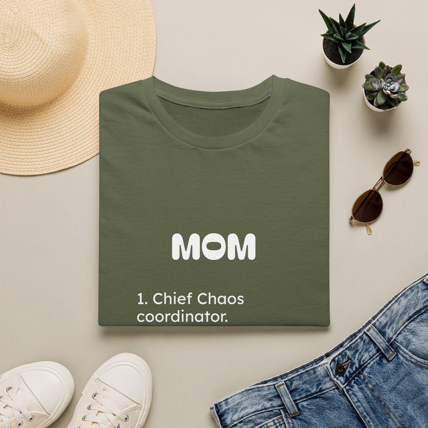 Funny 'Mom Definition' Heavyweight Tee | Chief Chaos Coordinator T-Shirt | Relatable Mother's Day & New Mom Gift