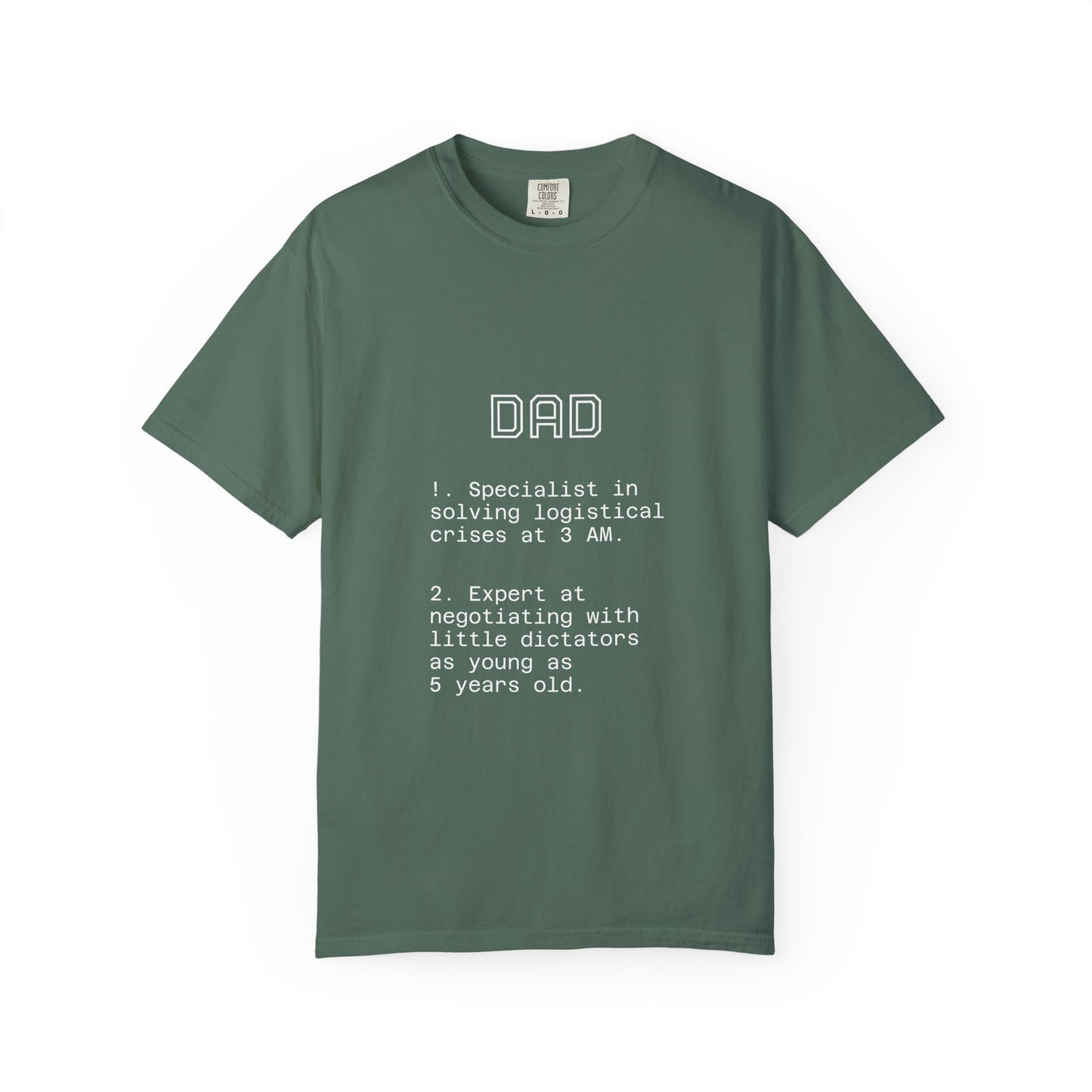 Funny 'Dad Definition' T-Shirt | 3 AM Crises Specialist | Father's Day & New Dad Gift