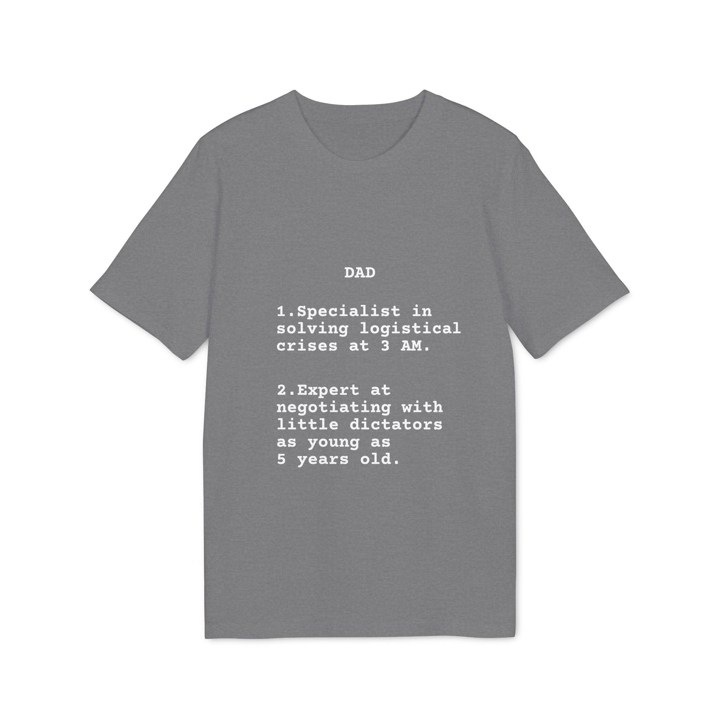 Camiseta premium "Diccionario de papá" – Edición supervivencia