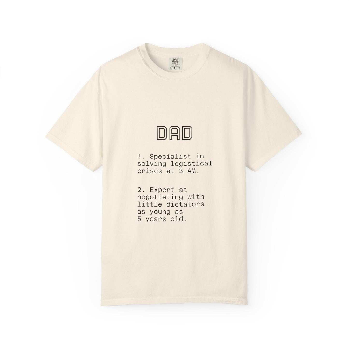 Funny 'Dad Definition' T-Shirt | 3 AM Crises Specialist | Father's Day & New Dad Gift