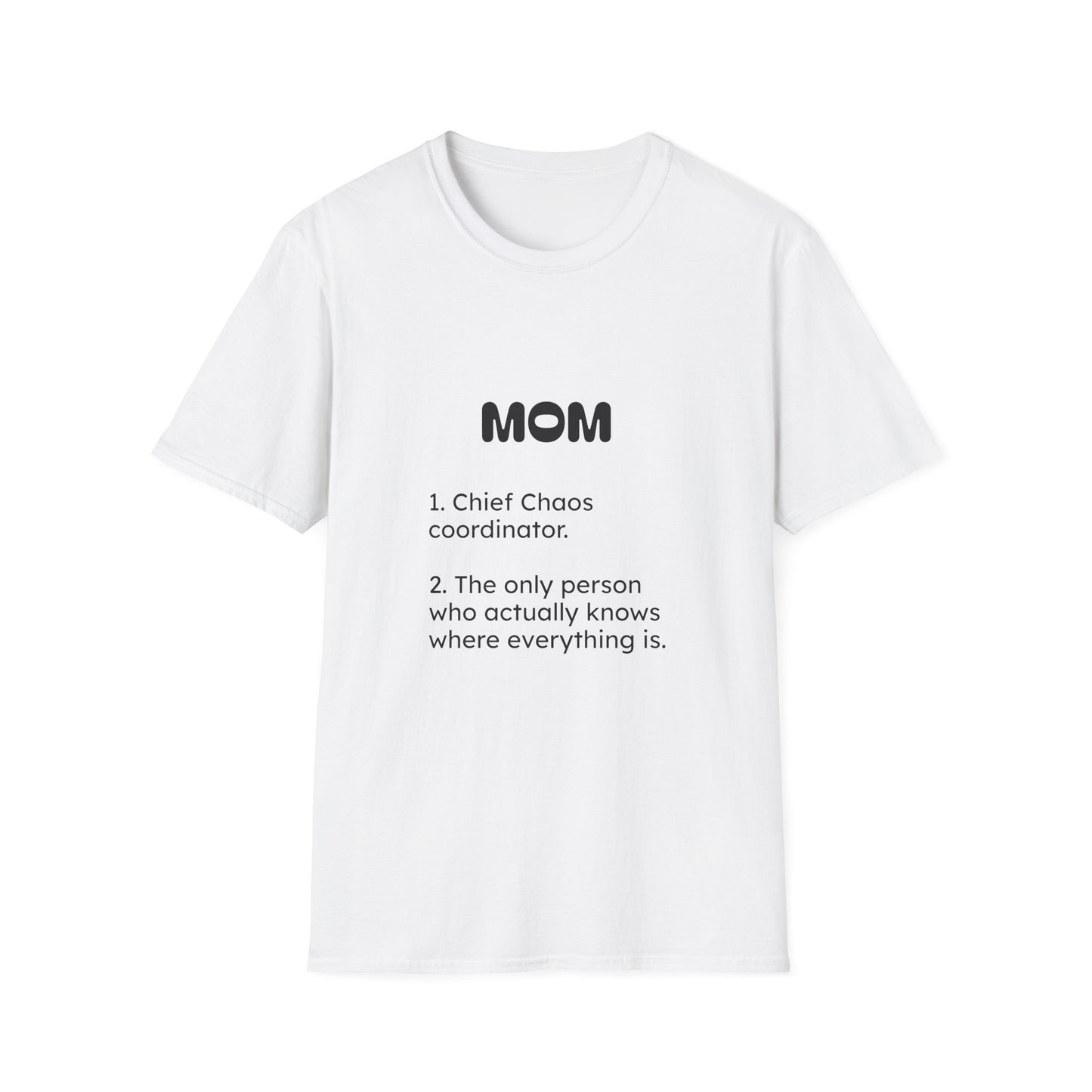 Funny 'Mom Definition' Heavyweight Tee | Chief Chaos Coordinator T-Shirt | Relatable Mother's Day & New Mom Gift