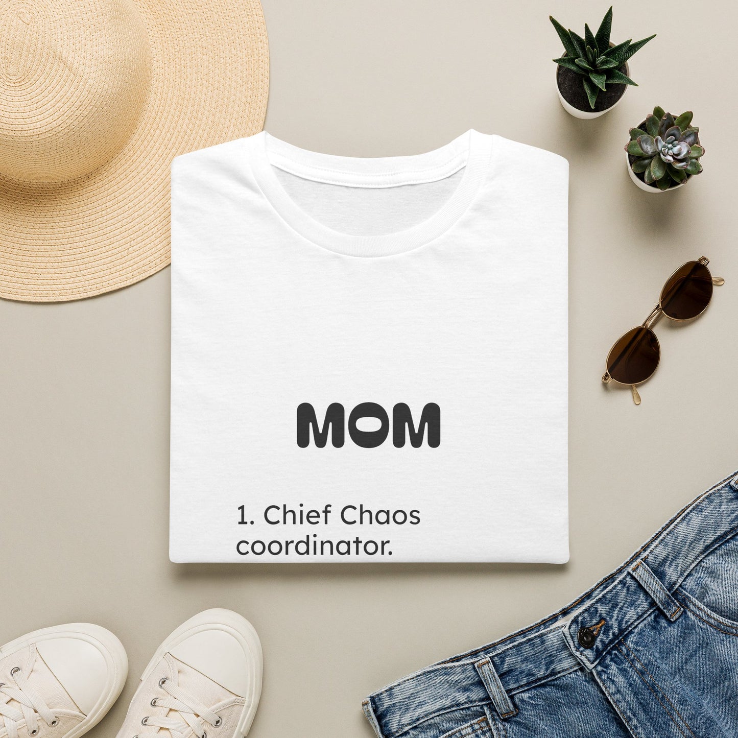Funny 'Mom Definition' Heavyweight Tee | Chief Chaos Coordinator T-Shirt | Relatable Mother's Day & New Mom Gift